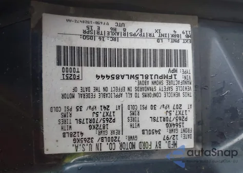 1998 Ford Expedition Eddie Bauer/Xlt from USA, damaged, VIN 1FMPU18L5WLA85444